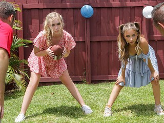 DaughterSwap - очаровательные девушки Мэйси Медоуз и Крисси Найт меняются отчимами и сквиртуют на их членах