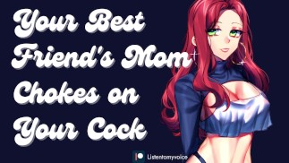 De moeder van je beste vriend is een sexy MILF en ze wil je lul [onderdanige slet]