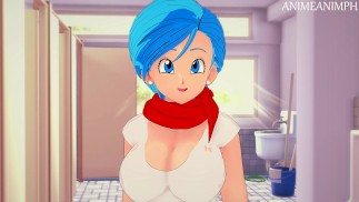 Pieprzona Bulma z Dragon Ball Super do Creampie - Anime Hentai 3d Bez Cenzury