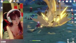 IRL Hentai Gamer Girl: MagicalMysticVA gra w Genshin Impact