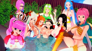 Ruffy fickt ALLE Mädchen von One Piece bis Creampie - Anime Hentai 3d Compilation