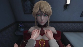 Destino - Futa Mordred dà il cazzo del padrone | Punto di vista del taker maschile