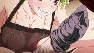 Ланч дает странную мастурбацию своим носком - Dragonball Hentai