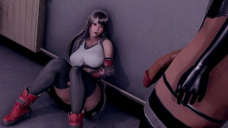 Futa Fode Tifa Lockhart Boquete Fodido Contra A Parede Final Fantasy Hentai Creampie Sem Censura