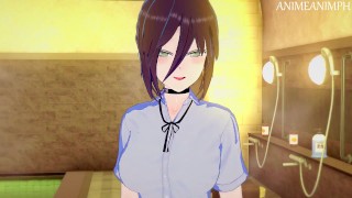 Fodendo Reze do Chainsaw Man Até Ejacular Dentro - Anime Hentai 3d sem censura