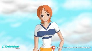 Nami’s Berry Bukkake on Men Island