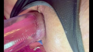 🌹 Rosebud bombeado y follada!!! DILDO DENTRO ABIERTO DE PAR EN PAR ANAL PUTA ⭐️ ConsoladorDadee