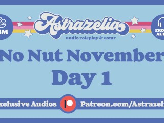 FemDom no Nut November Challenge - Día 1 [masturbación Mutua] [paja] [digitación Coño Mojado]