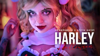 imsadspice / extrasadspice &Chris Saint TikTok Harley Quinnコスプレセックステープ