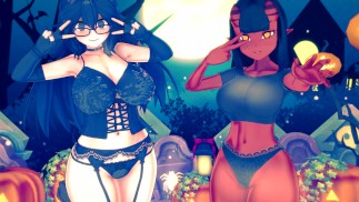 HALLOWEEN SPECIALE ANIME HENTAI SFM SPOOKY SEXY COMPILATIE (Hex Maniac en Meru de Succubus)