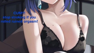 2do día como una mascota de la oficina de Yelan Hentai CBT JOI CEI (Femdom / Humillación anal)