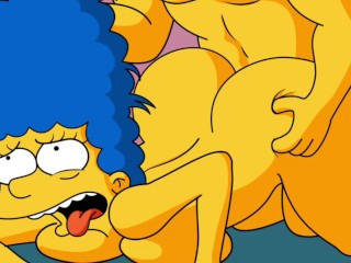 MARGE FOLLANDO DURO LOS SIMPSONS PORNO