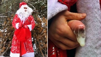 Santa Claus preparou um presente de Natal para todos os gays!! Feliz ano novo bichas!