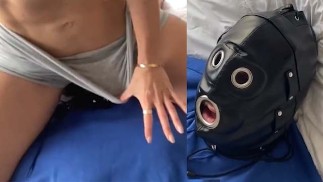Paní dusí sub svým zadkem při živém vysílání na OnlyFans