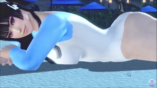 Dead or Alive Xtreme Venus Vacation Nyotengu Miu Fūrinji Anime Body Paint Nude Mod Fanservice Apprec