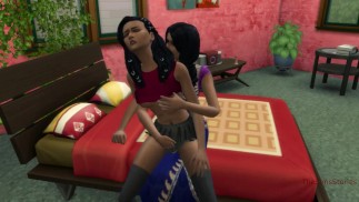 Sims 4, Индийская мачеха-лесбиянка-мачеха застукала падчерицу за мастурбацией