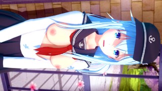 HIBIKI VEUT AVOIR DES RELATIONS SEXUELLES 😳 NON PROTÉGÉES KANTAI COLLECTION HENTAI KANCOLLE