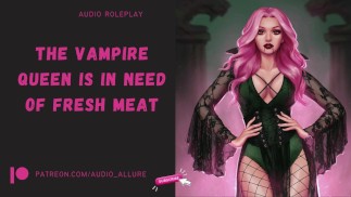 Królowa wampirów potrzebuje świeżego mięsa - ASMR Audio Roleplay