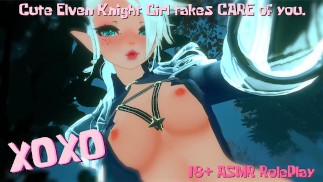 18+ ASMR VR RP "Gorąca elfia dziewczyna leczy cię swoim językiem" SPROŚNE Lizanie uszu - Całowanie - Jęki