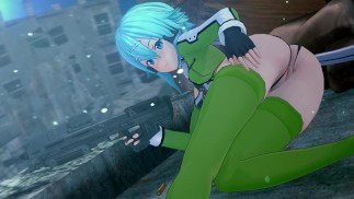 Гребаные E-Girls из Sword Art Online и кончают в них - Аниме Хентай 3D Сборник