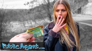 Public Agent Zlata Shine und ihre perfekten Weltklasse-Brüste, die von einem Fremden mit einem großen Schwanz gefickt werden