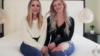 Anna Claire Clouds e Kay Carter encontro sexual apaixonado