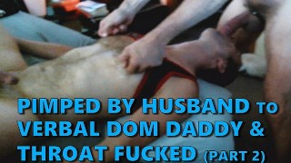 Verbal Dom Daddy Spanks & Züchtet Meinen Kräftigen, Während Ehemann Vor Dem Cam Zuschaut