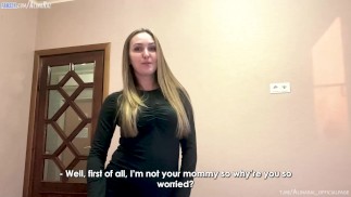 La matrigna chiede al figliastro di metterla incinta. - Sborra in profondità nella mia figa