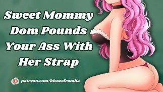 Sweet Mommy Dom golpea tu culo con su correa (audio erótico Fdom)