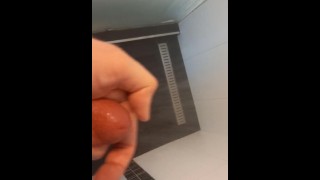 End of shower wank