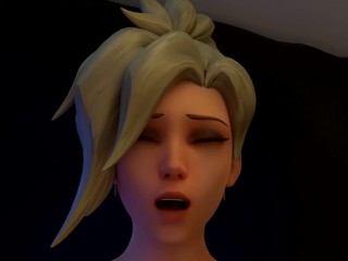 Mercy e D.Va Se Divertindo no Sofá