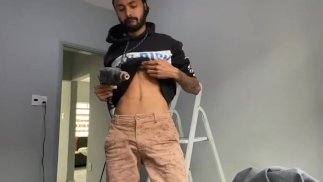 Nadržený velký penis malíř