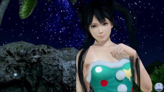Dead or Alive Xtreme Venus Vacation Мари Роуз Светящееся дерево Рождественский мод Фансервис Признательность