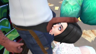 La moglie arrapata tradisce davanti al marito - parte 1 - DDSims