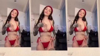 TIKTOK DĚVKA WILLOW HARPER DOSTANE KURVA NA PLÁŽI SE SVÝMI 2 FANOUŠKY