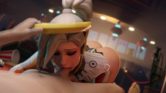 Милосердие Сладкий Минет в Парке [Grand Cupido]( Overwatch )