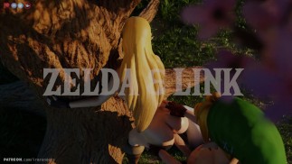Link makes Zelda's ass bounce