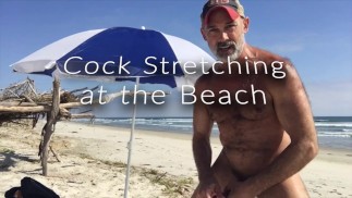 Como Stretch seu pau: edição de praia de nudismo