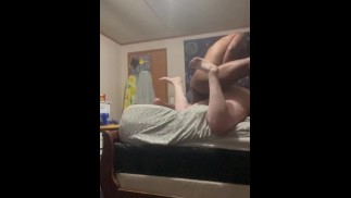 Grote kont witte teef: pijpbeurt en backshots deel 2