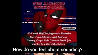 Deadpool é fodido pelo galo gigantesco do Homem-Aranha
