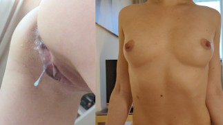 Masturbação vira Into um Creampie surpresa, eu digo a ele Dont Cum Inside Me