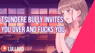 Tsundere Bully nodigt je uit en neukt je ♥ ASMR F4M Full SFX