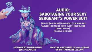 Audio: Het krachtpak van je sexy sergeant sabotagen