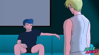 MY STR8 FRIEND EP 03 - Mon ami hétéro m’a aidé à commander de la nourriture sur l’application - Hentai Yaoi - JUICE ANIM
