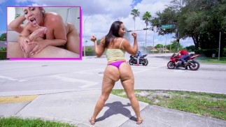 BANGBROS - Bądź świadkiem dużego tyłka Carmeli Clutch podskakującego na kutasie Seana Lawlessa