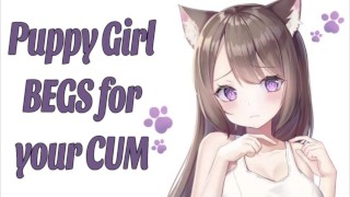 [F4M] Zoomied-Out Pet Welpe Gf FLEHT Sie an, sie vor dem Schlafengehen mit einem harten Schlag zu ermüden| NSFW-Audio