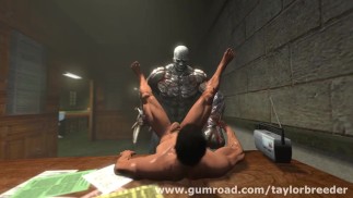 Chris Redfield xxx Tyrant R (SFM alt)