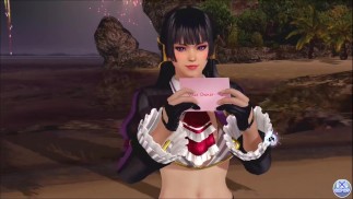 Dead or Alive Xtreme Venus Vacation Nyotengu День святого Валентина Открытки с позами Фансервис Признательность