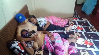 Having sex with 2 aunties was so much fun. เย็ดสาวใหญ่ 2 คน