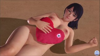 Dead or Alive Xtreme Venus Vacation Lobelia День святого Валентина Поза подушки в виде сердца Обнаженная мод Фансервис А